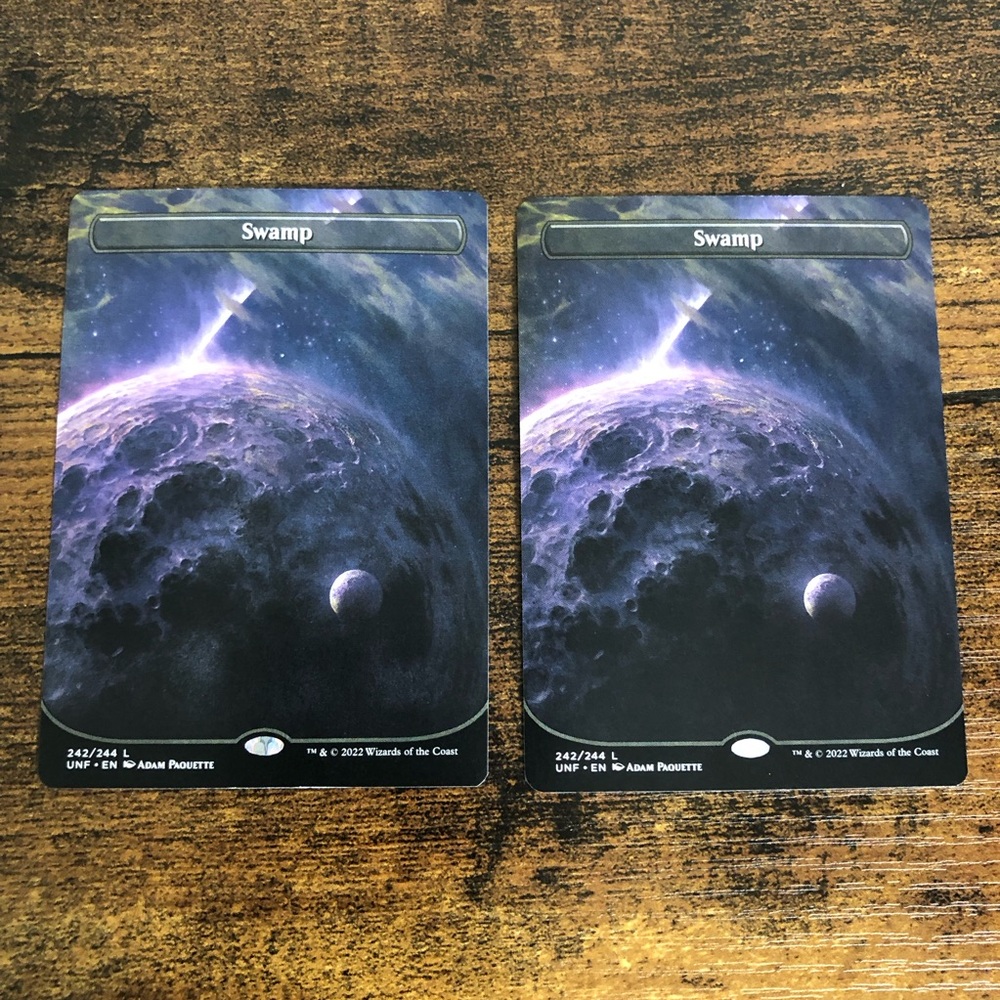 Magic the Gathering MTG Unfinity Swamp x2 NM